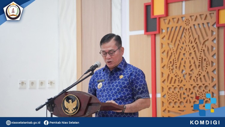 Bupati Nias Selatan Buka Bimtek Aplikasi Sumut Net Corporate