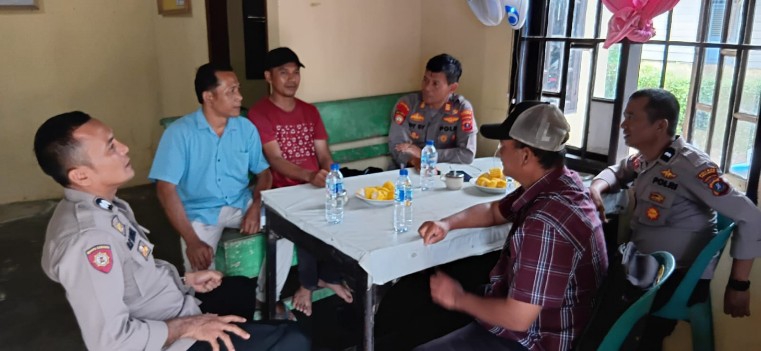 Kapolsek Silou Kahean Ajak Warga Lawan Narkoba dan Premanisme