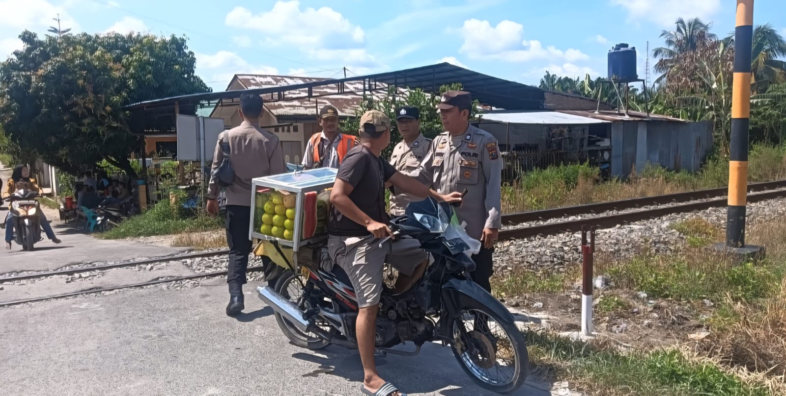 Patroli Malam Polisi Sasar Titik Rawan Kejahatan di Tebing Tinggi