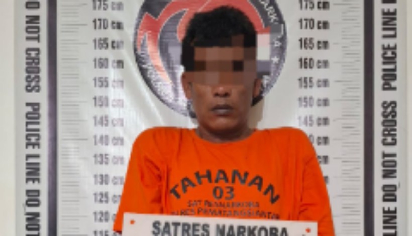 Buang Sabu Saat Digerebek, Pria di Siantar Marihat Ditangkap Polisi
