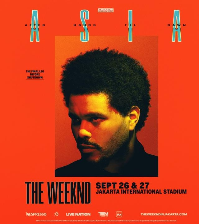 The Weeknd Konser di Jakarta 2026, Catat Jadwal dan Presale Tiketnya