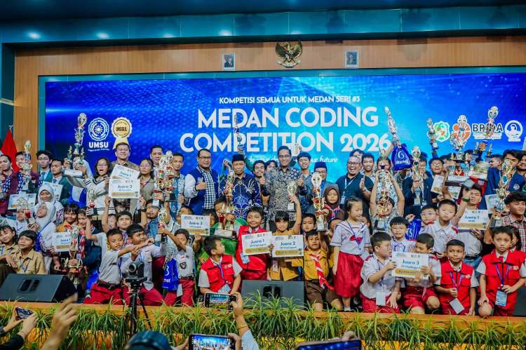 Rico Waas Tutup Medan Coding Competition 2026, Tekankan Teknologi sebagai Solusi