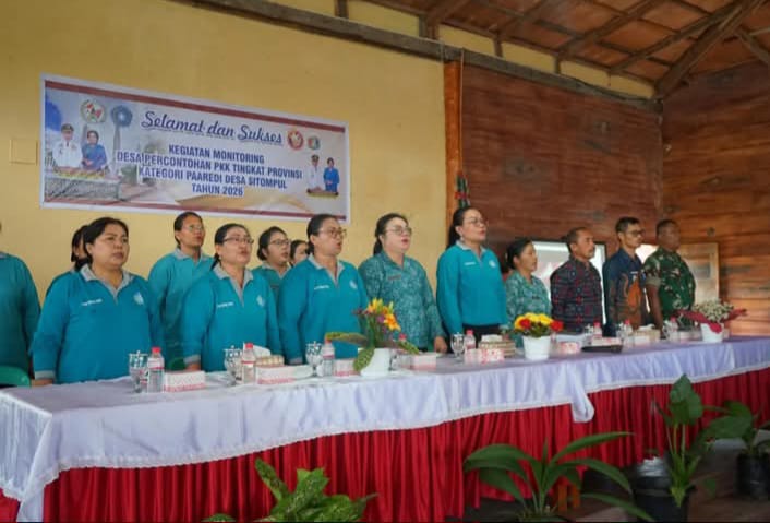 TP PKK Taput Monitoring Desa Percontohan PAAREDI di Desa Sitompul