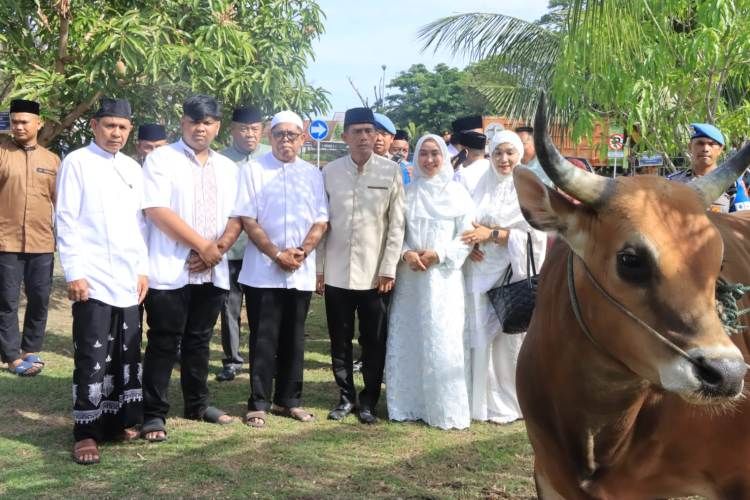 Polda Aceh Bagikan 46 Hewan Kurban untuk Warga dan Pesantren di Iduladha 1447 H
