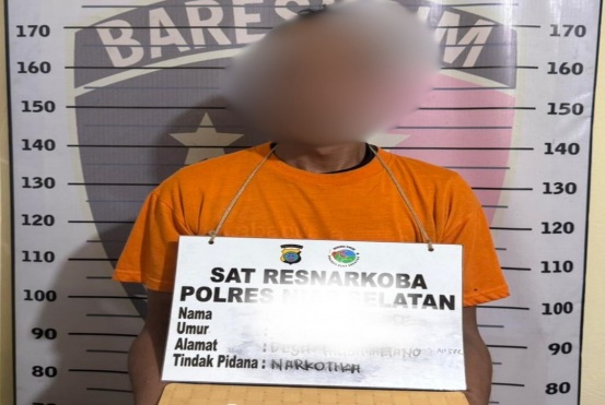 Hendak Transaksi Sabu di Pinggir Jalan, Pria di Nias Selatan Ditangkap Polisi