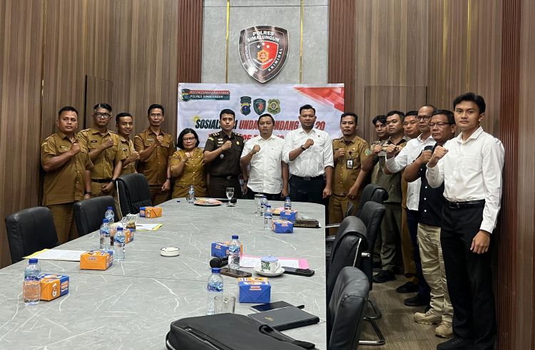 Polres Simalungun Sosialisasikan KUHAP Baru Bersama JPU dan PPNS