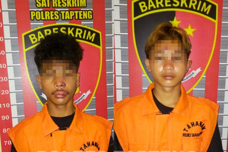Sempat Diamankan Warga, 2 Remaja 17 Tahun Pelaku Curanmor Ditangkap di Tapteng