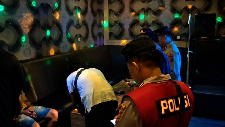 Kapolsek Bandar Huluan Turun Langsung Razia THM, Geng Motor dan Narkoba Diburu