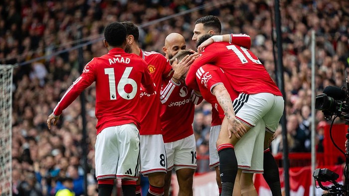 Hujan Gol di Old Trafford! Manchester United Tumbangkan Nottingham Forest 3-2