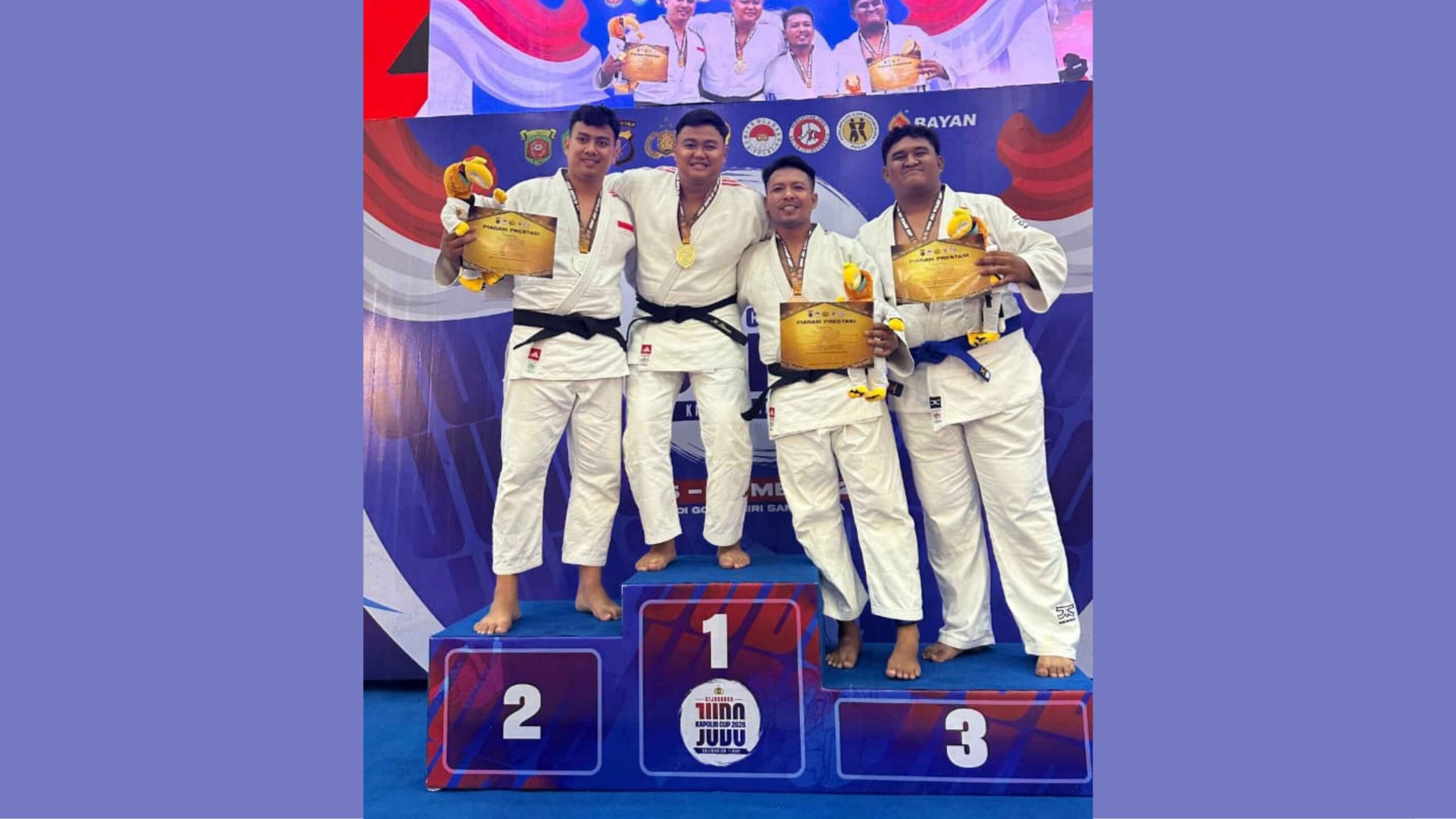 Atlet Polda Aceh Sabet Emas Judo Kapolri Cup 2026
