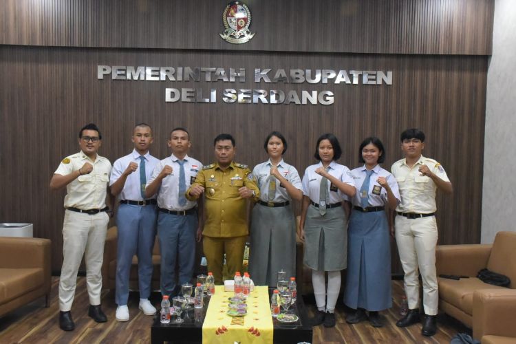 Empat Pelajar Terbaik Deli Serdang Ikuti Seleksi Paskibraka Sumut 2026