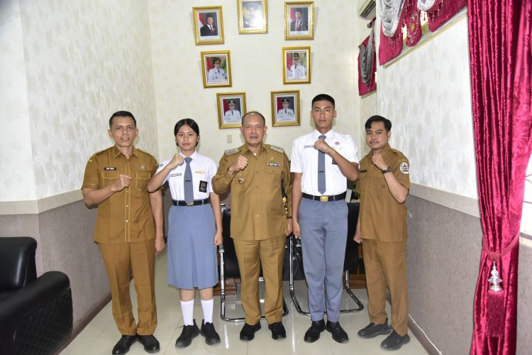 Dua Pelajar Matauli Pandan Siap Harumkan Nama Tapteng di Seleksi Paskibraka Nasional