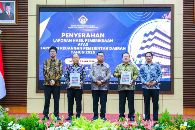 Pemko Pematangsiantar Raih Opini WTP Kelima Berturut-turut dari BPK RI
