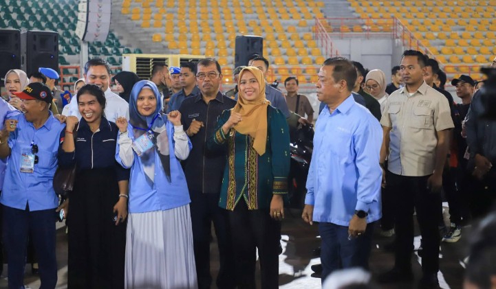 Wakil Wali Kota Pematangsiantar Hadiri May Day Sumut Bersama Gubernur