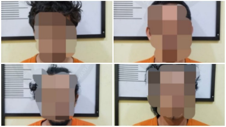 4 Pria Ditangkap Polres Pakpak Bharat Terkait Dugaan Peredaran Narkotika