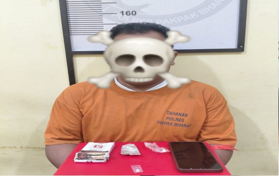 Pria di Pakpak Bharat Ditangkap, Polisi Temukan Sabu di Saku Bajunya