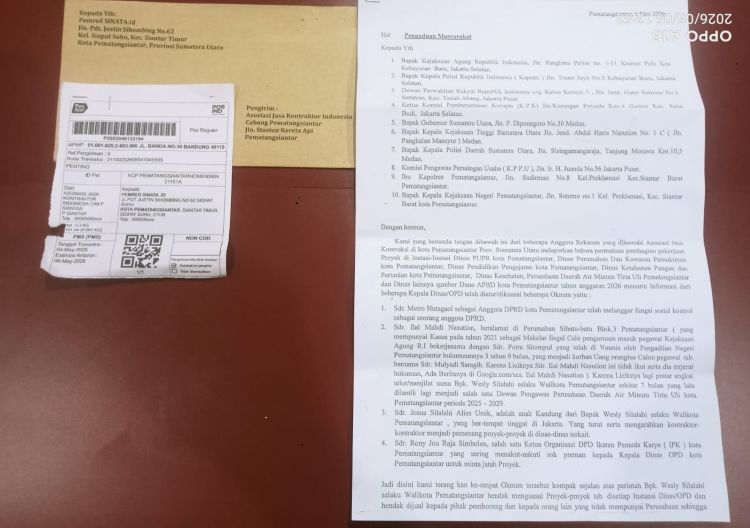 Dugaan Mafia Proyek APBD 2026 Siantar Dibongkar, Nama Anggota DPRD hingga Anak Kandung Wali Kota Disebut