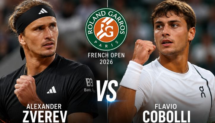 Zverev vs Cobolli, Perebutan Gelar Grand Slam Pertama di Final French Open 2026