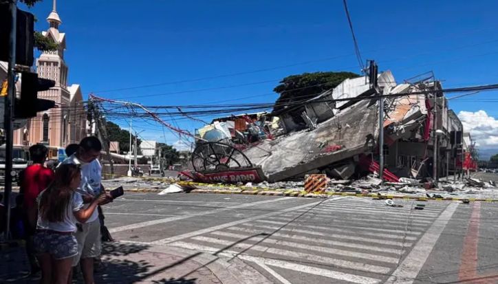 Gempa Dahsyat M7,8 Filipina Tewaskan 15 Orang, Ratusan Bangunan Rusak 