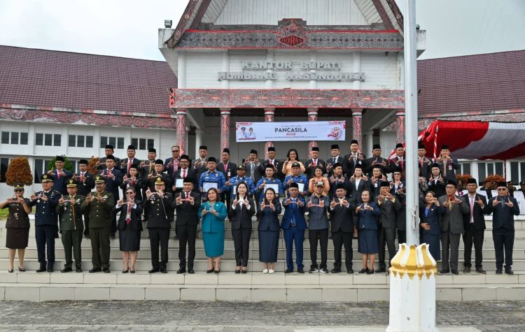 Ini Pesan Bupati Humbahas untuk Generasi Muda di Hari Lahir Pancasila 2026