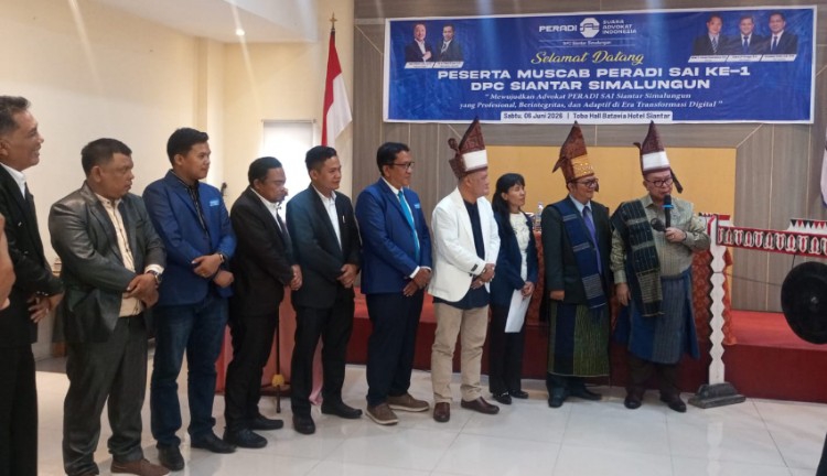 Josua Simaremare Kembali Pimpin DPC PERADI SAI Siantar-Simalungun