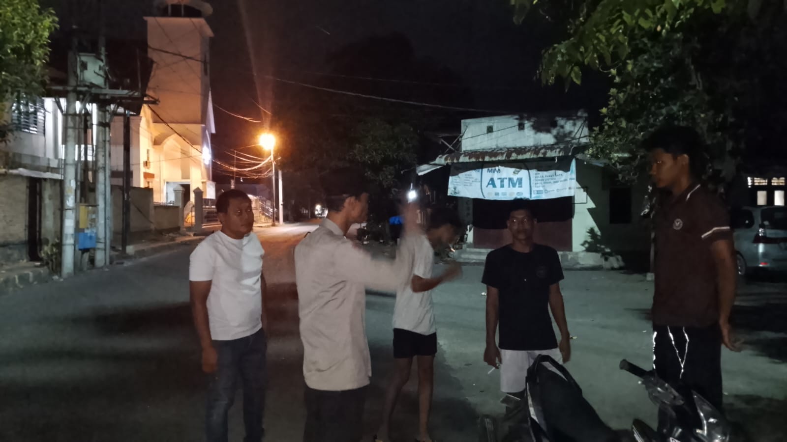 Patroli Malam Polsek Padang Hilir Sisir Sejumlah Ruas Jalan di Tebing Tinggi