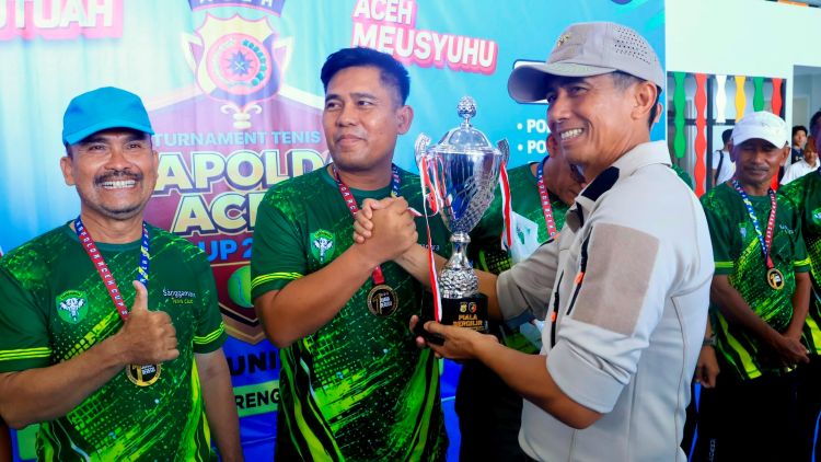 Kodam Iskandar Muda Juarai Turnamen Tenis Kapolda Aceh Cup 2026