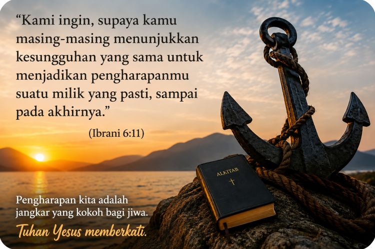 Pengharapan dalam Kristus Menjadi Kekuatan Iman di Tengah Tantangan Hidup