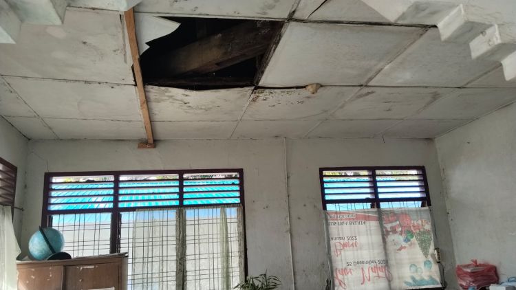 Kondisi Kantor Korwil Jorlang Hataran Memprihatinkan, Ruangan Kerap Kebanjiran Saat Hujan