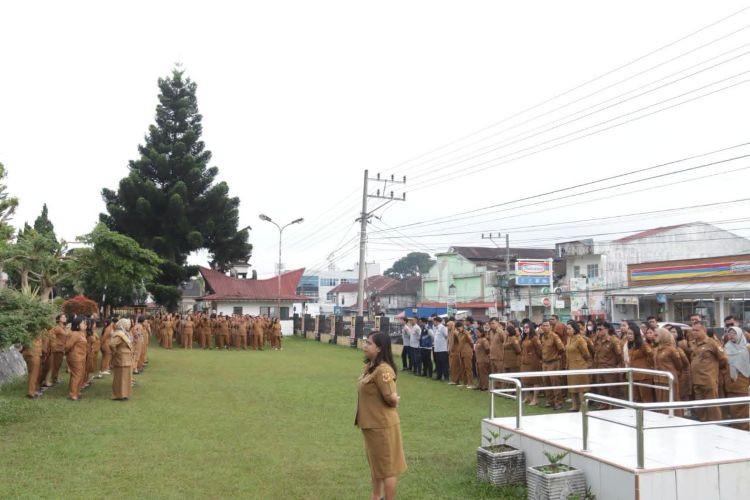 19 ASN Dairi Jalani Proses Disiplin, Ini Pesan Tegas Pemkab di Apel Gabungan