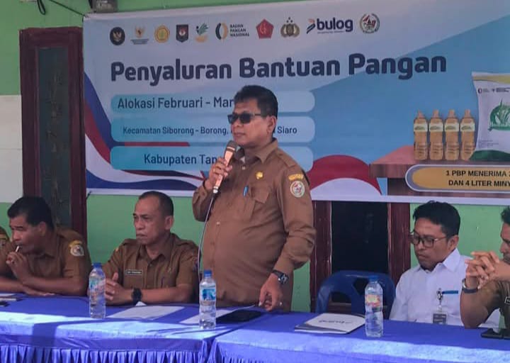 42.741 Keluarga di Taput Terima Bantuan Beras dan Minyak Goreng