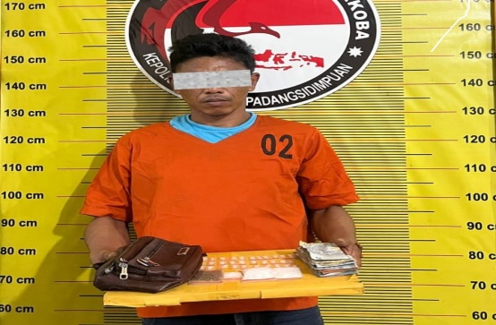 Dua Bulan Edarkan Sabu, Pria di Padangsidimpuan Ditangkap Beserta Barang Bukti