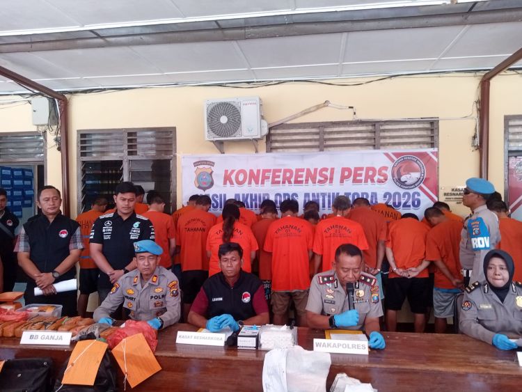 Polisi Sita 1,1 Kilogram Sabu, 29 Tersangka Narkoba Ditangkap di Pematangsiantar